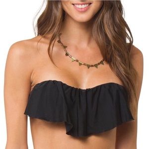 O’Neill Ruffle Bandeau Bikini Top